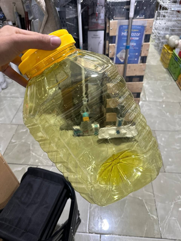 بطری تلقی شفاف نگهداری حبوبات و مواد غذایی 5 و 10 لیتری