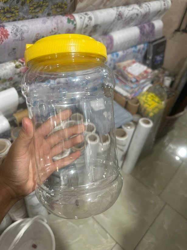 بطری تلقی شفاف نگهداری حبوبات و مواد غذایی 5 و 10 لیتری
