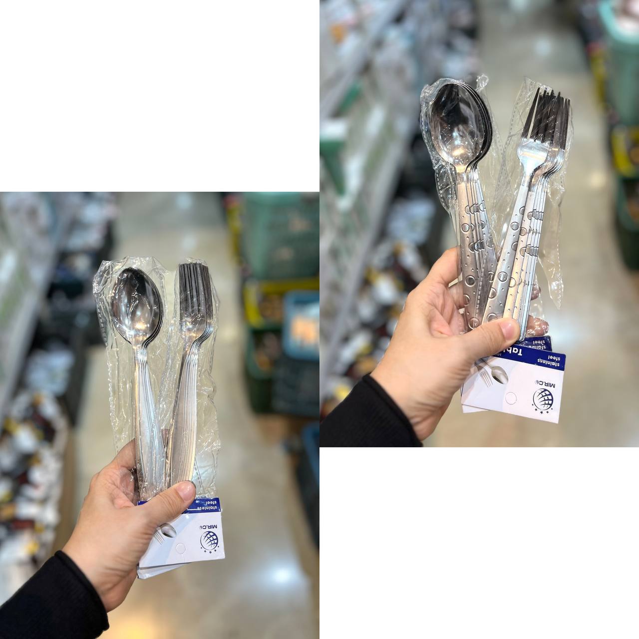 قاشق و چنگال ۲۴۰ گرمی